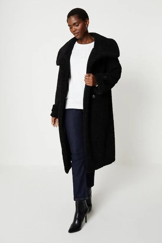 Teddy Borg Cosy Collared Longline Coat
