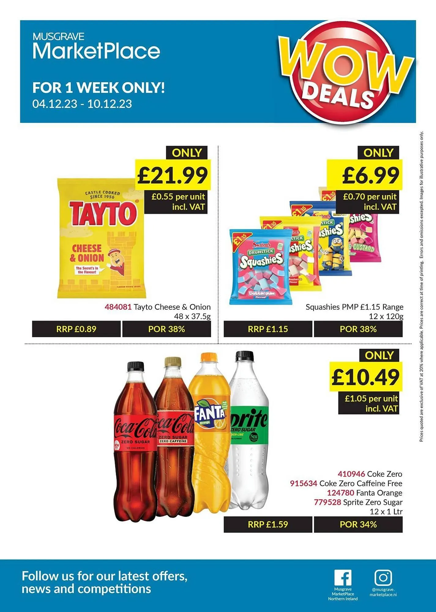 Musgrave MarketPlace leaflet from 4 December to 10 December 2023 - Catalogue Page 1