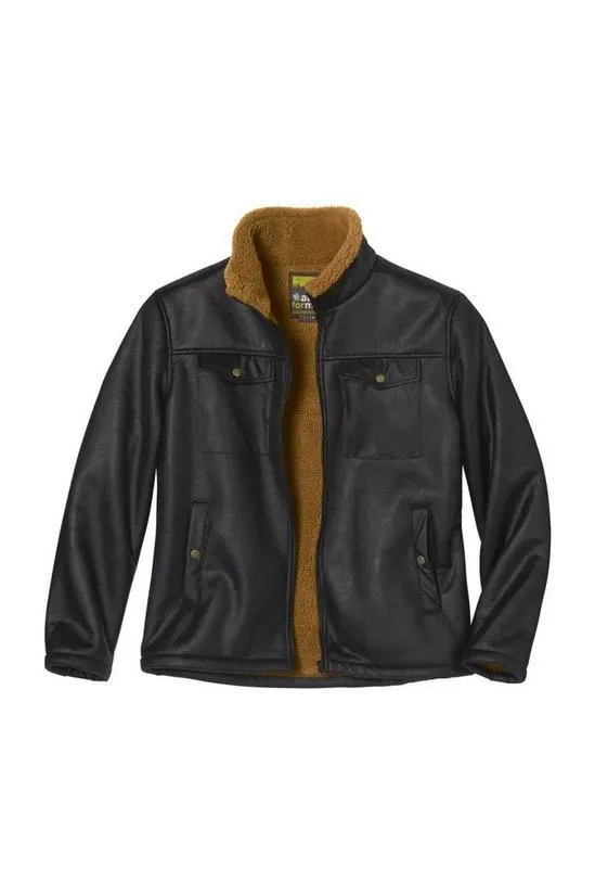 Sherpa Lined Bomber Jacket