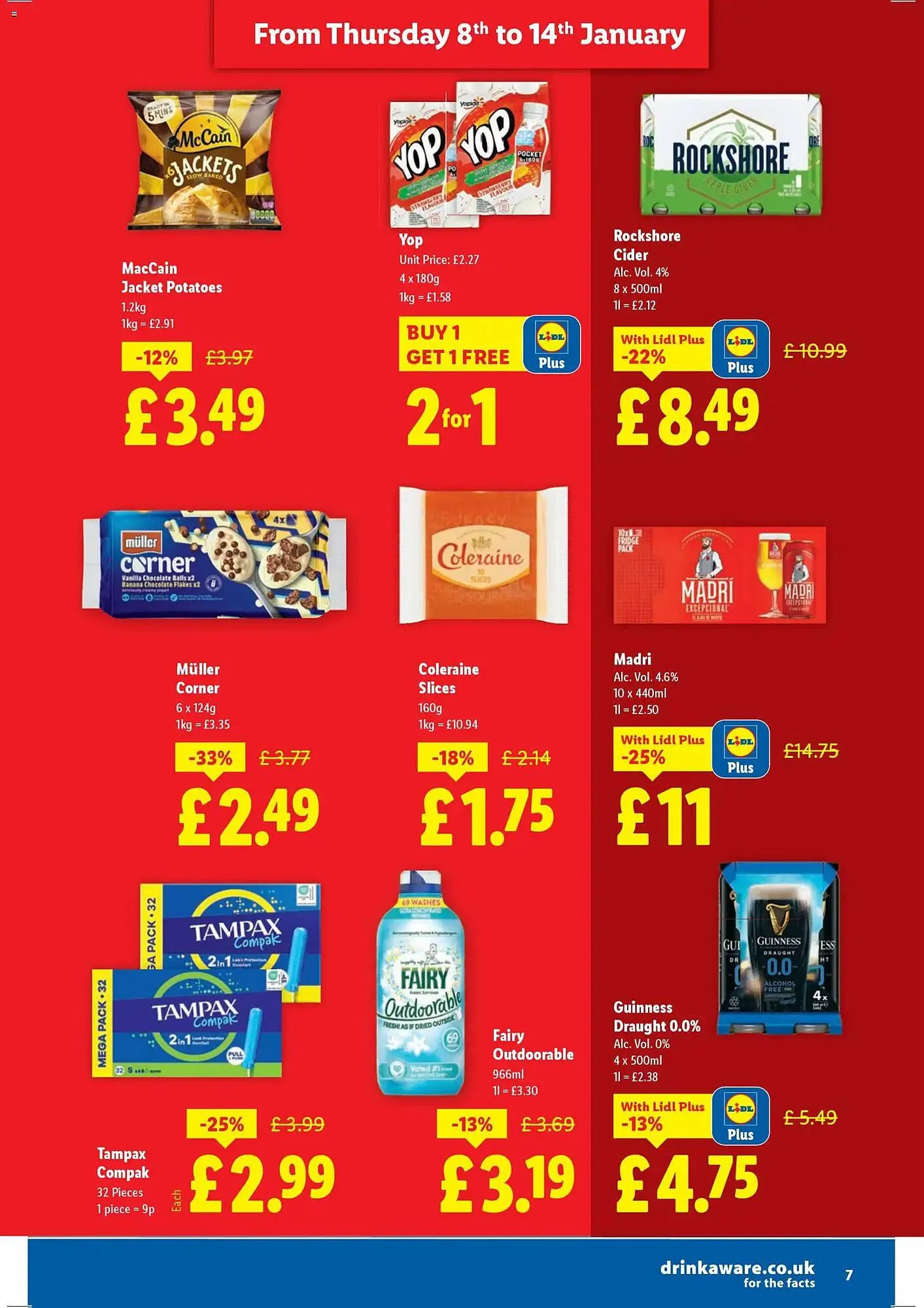Lidl leaflet from 8 January to 14 January 2026 - Catalogue Page 7