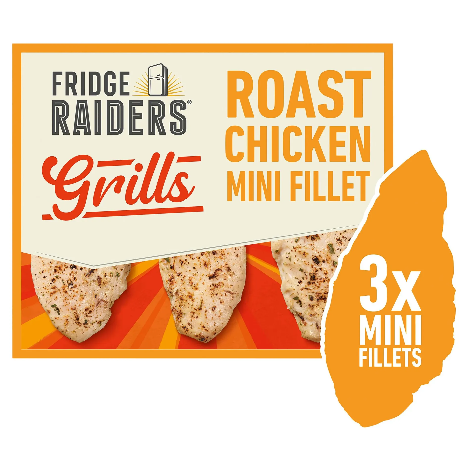 Fridge Raiders Grills Roast Chicken Mini Fillet 3 x 35g (105g)