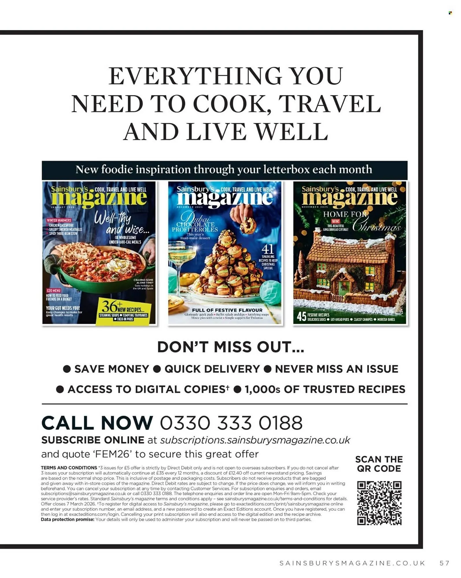 Sainsbury's leaflet from 5 February to 28 February 2026 - Catalogue Page 57
