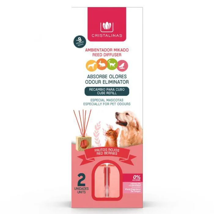 Red Berries - Pet Odour Eliminator Diffuser - X2 Refill