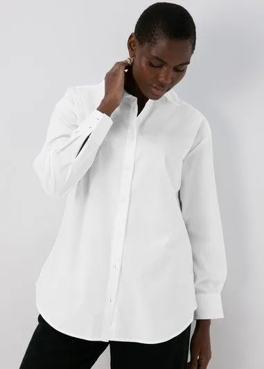 White Cotton Shirt - Size 10