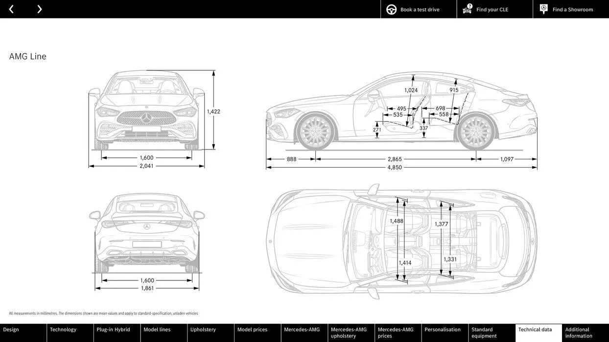 Mercedes Benz CLE Coupé from 27 July to 27 July 2025 - Catalogue Page 63