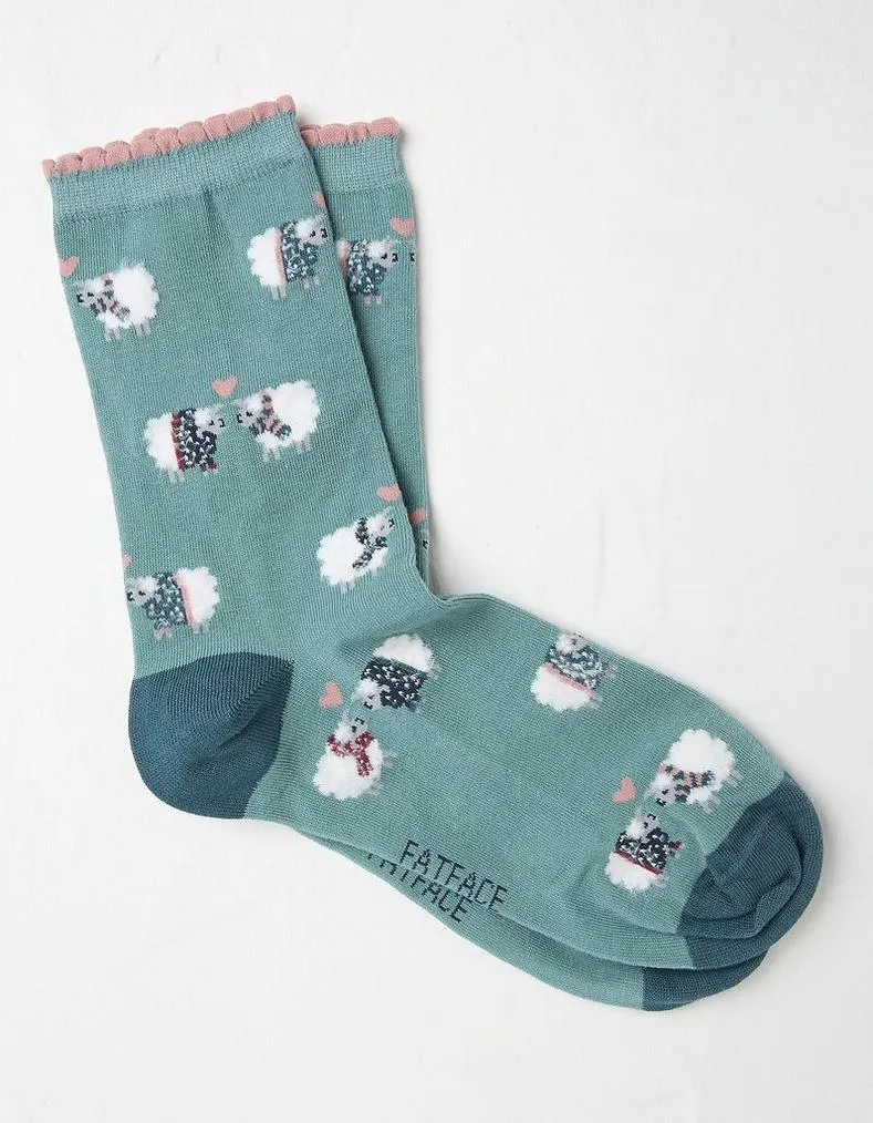 1 Pack Kissing Sheep Socks