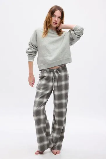 Flannel Check Family Christmas Pyjama Bottoms