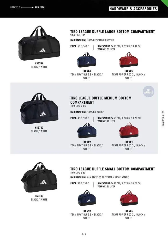 Adidas Teamwear 2024 from 11 March to 31 December 2024 - Catalogue Page 179