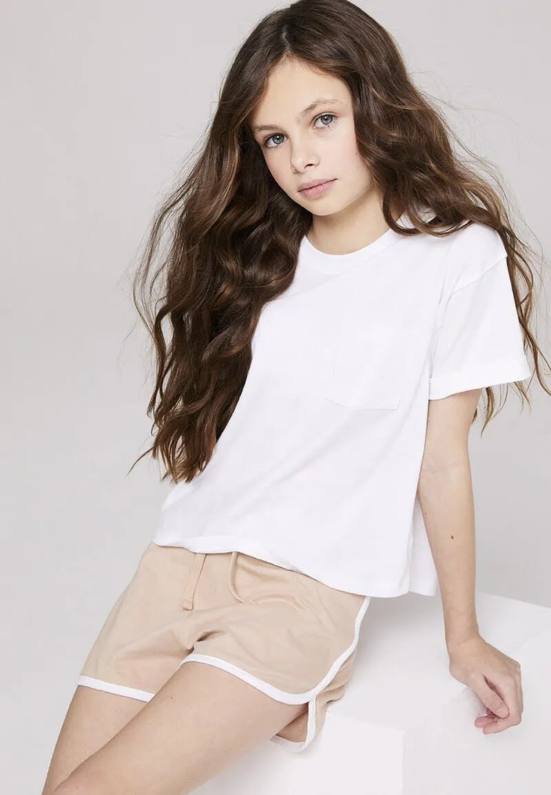 Older Girls Stone Jersey Shorts