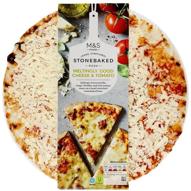 M&S Stone Baked Pizza with Cheese & Tomato