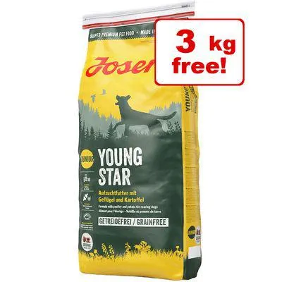 15kg Josera Dry Dog Food - 12 + 3kg Free!*