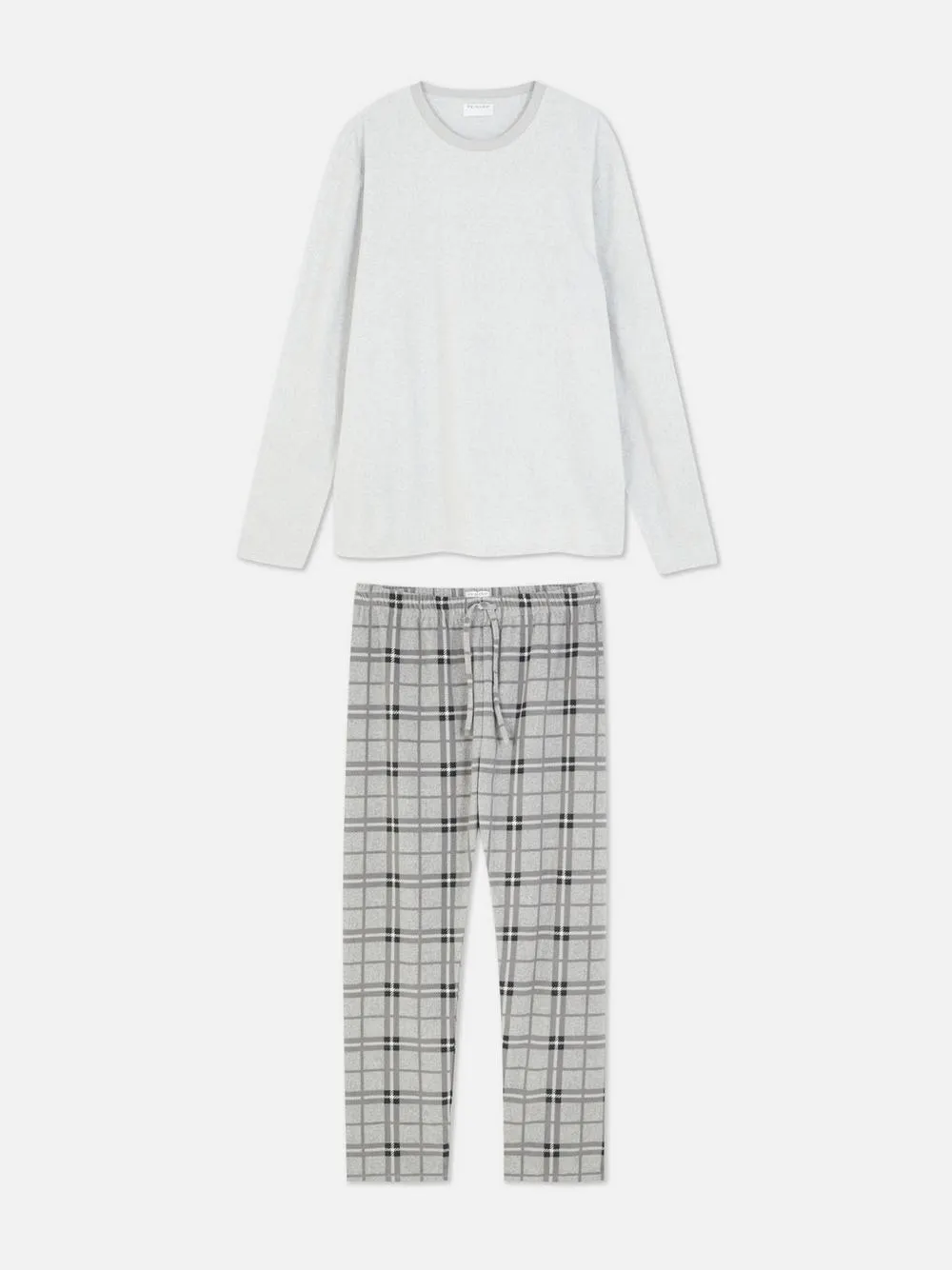Soft Checked Long Pyjamas
