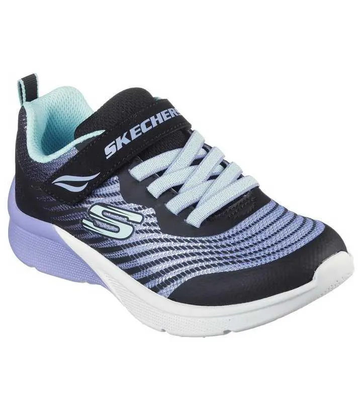 Skechers Kids Black Microspec Rejoice Racer Trainers