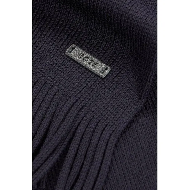 Albas-L Virgin Wool Scarf, Black