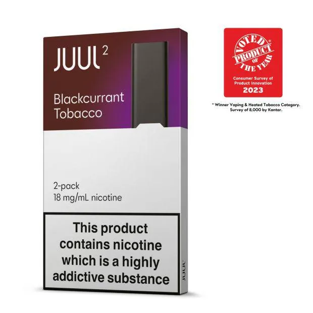 JUUL2 Blackcurrant Tobacco Pods