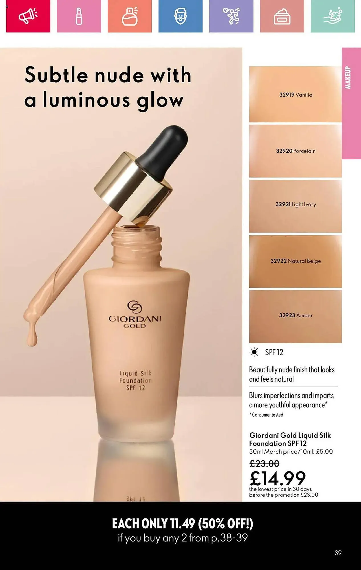 Oriflame leaflet from 10 July to 30 July 2025 - Catalogue Page 39