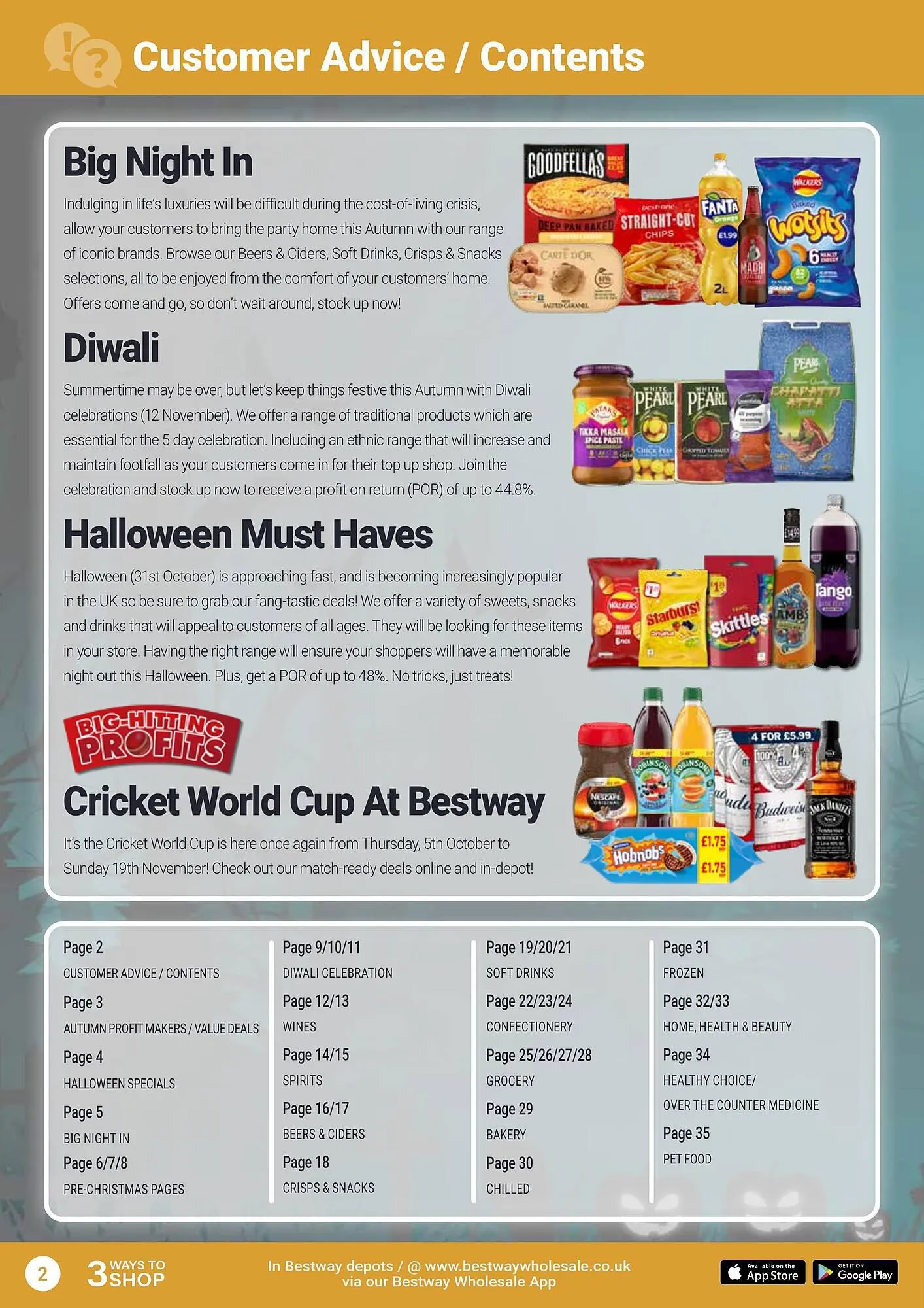 Bestway Weekly Offers from 13 October to 9 November 2023 - Catalogue Page 1