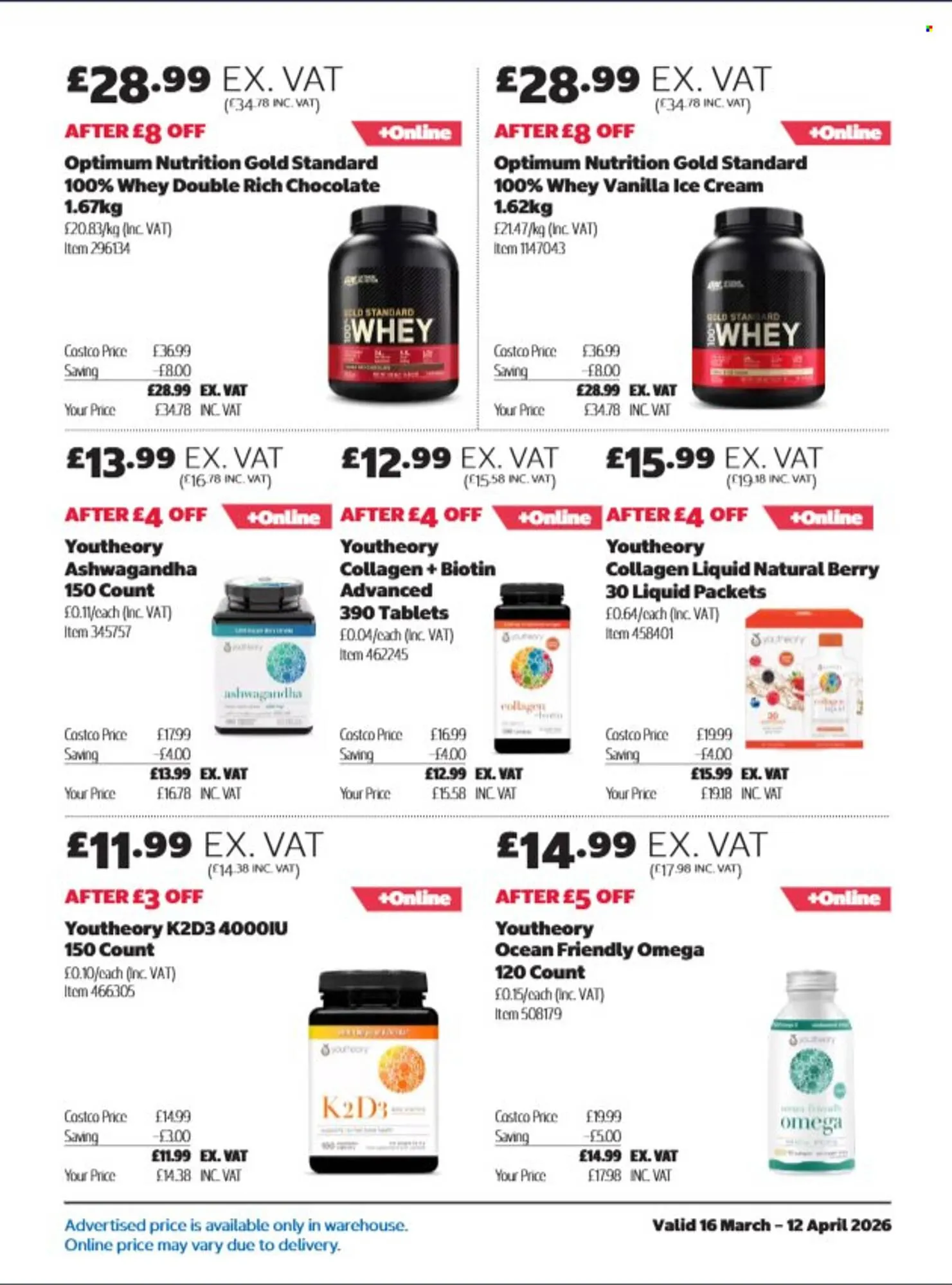 Costco leaflet from 16 March to 12 April 2026 - Catalogue Page 17