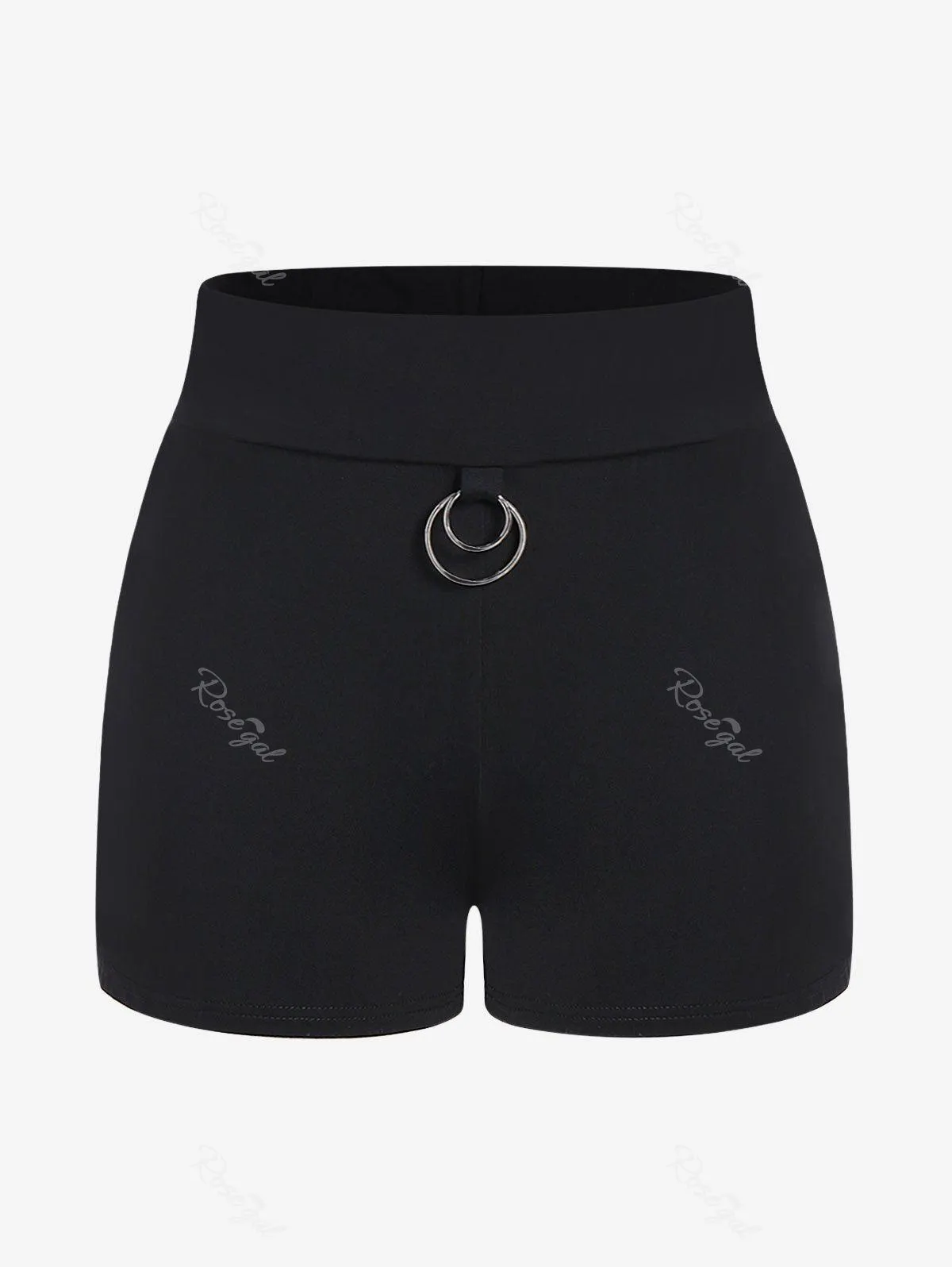 Gothic Rings Modal Mini Shorts - M | Us 10