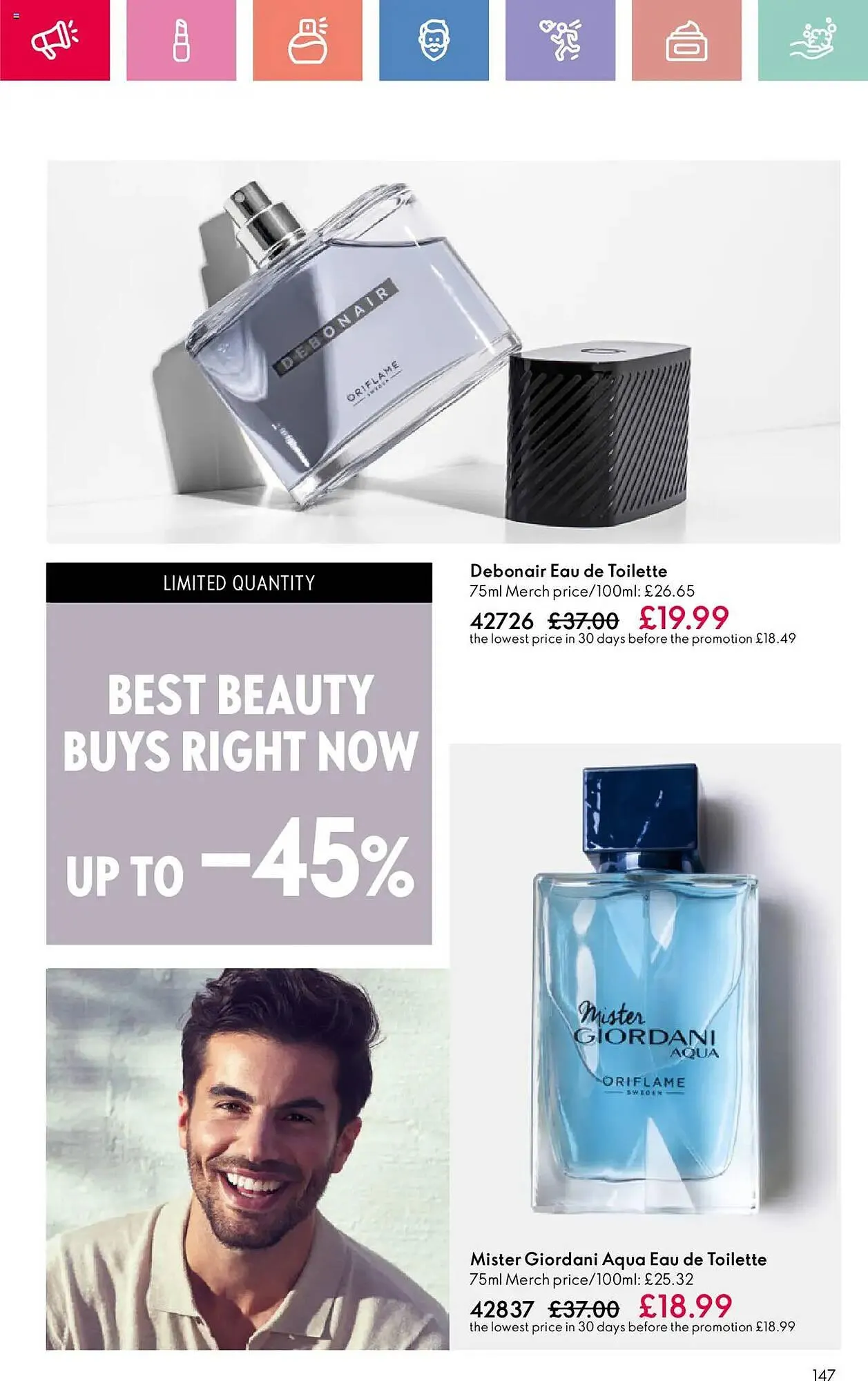 Oriflame leaflet from 10 July to 30 July 2025 - Catalogue Page 147