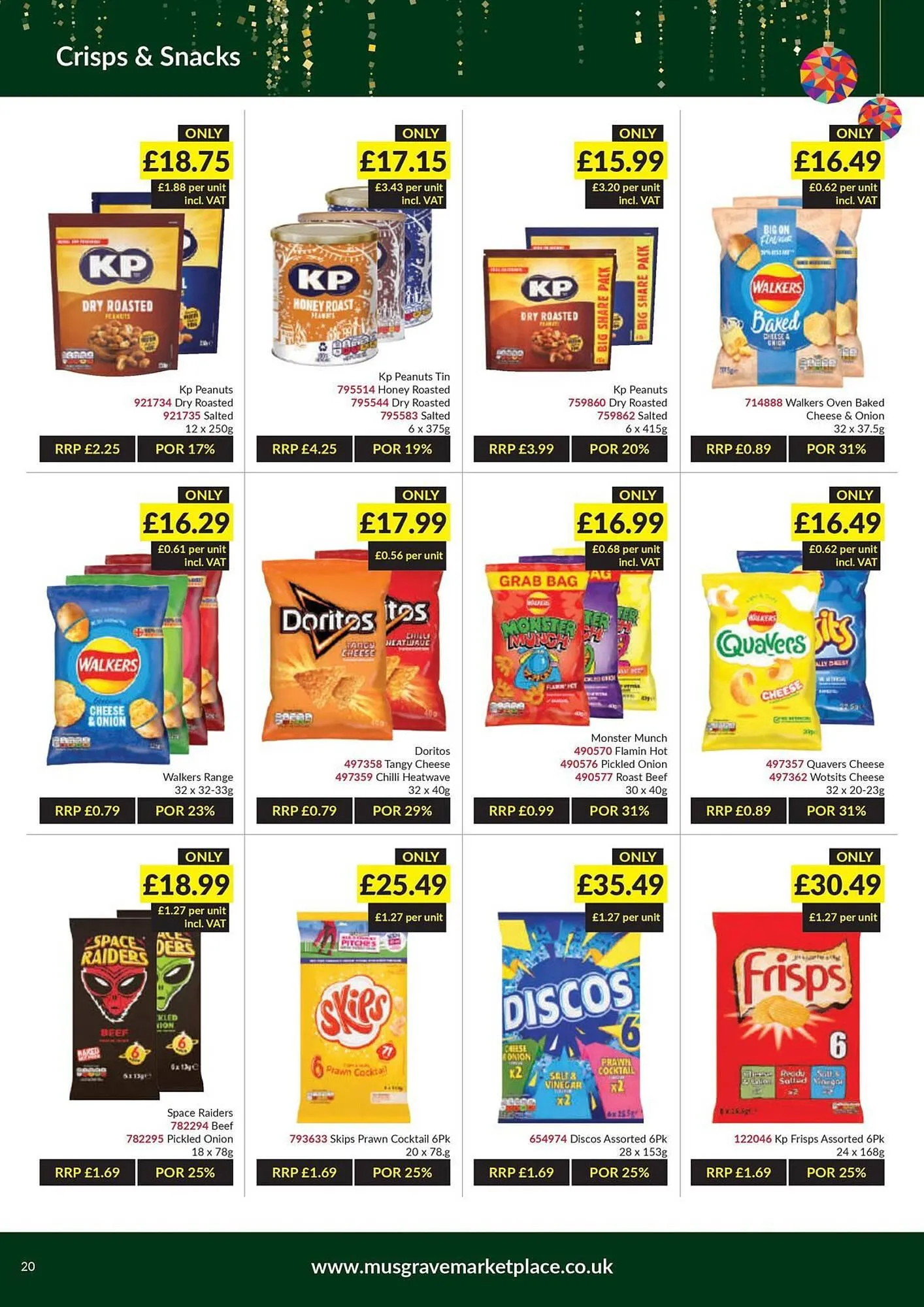 Musgrave MarketPlace leaflet from 21 November to 10 December 2023 - Catalogue Page 20