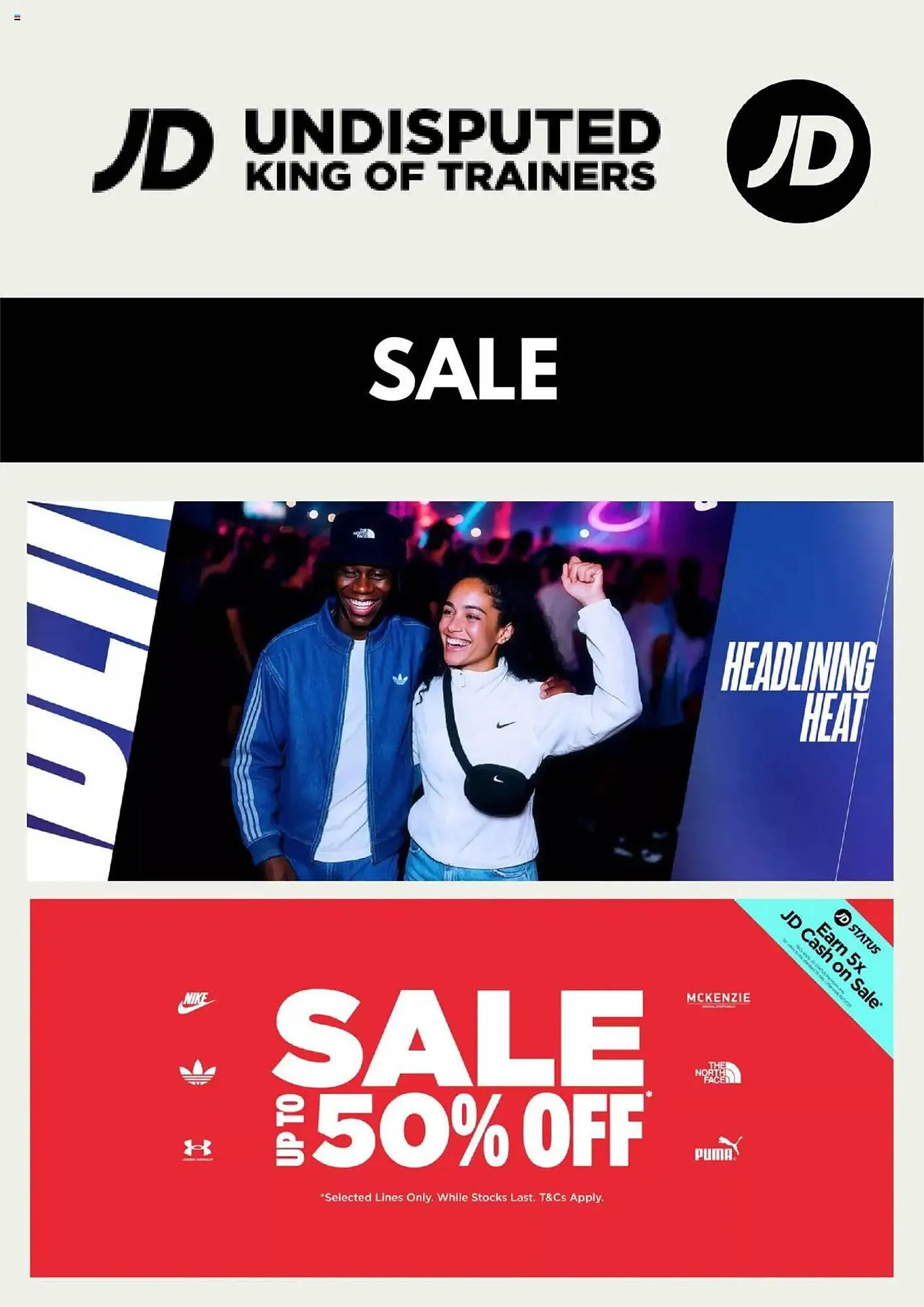 JD Sports leaflet from 15 June to 15 July 2025 - Catalogue Page 1