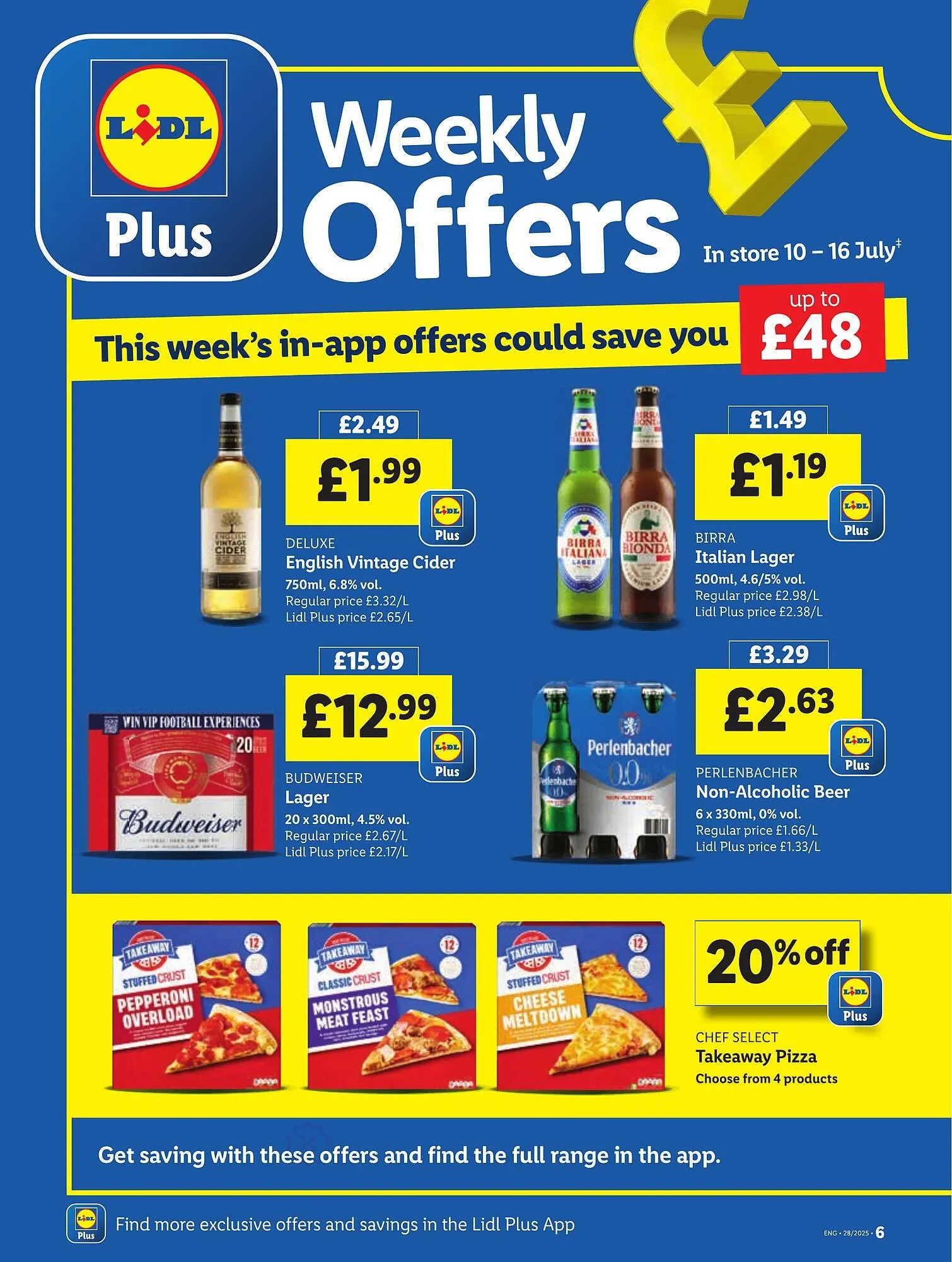 Lidl leaflet from 10 July to 16 July 2025 - Catalogue Page 6