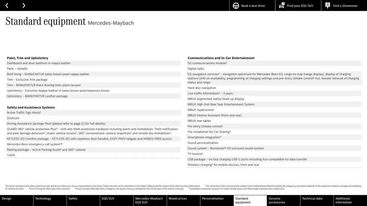 Mercedes Benz New EQS SUV from 24 October to 24 October 2025 - Catalogue Page 50