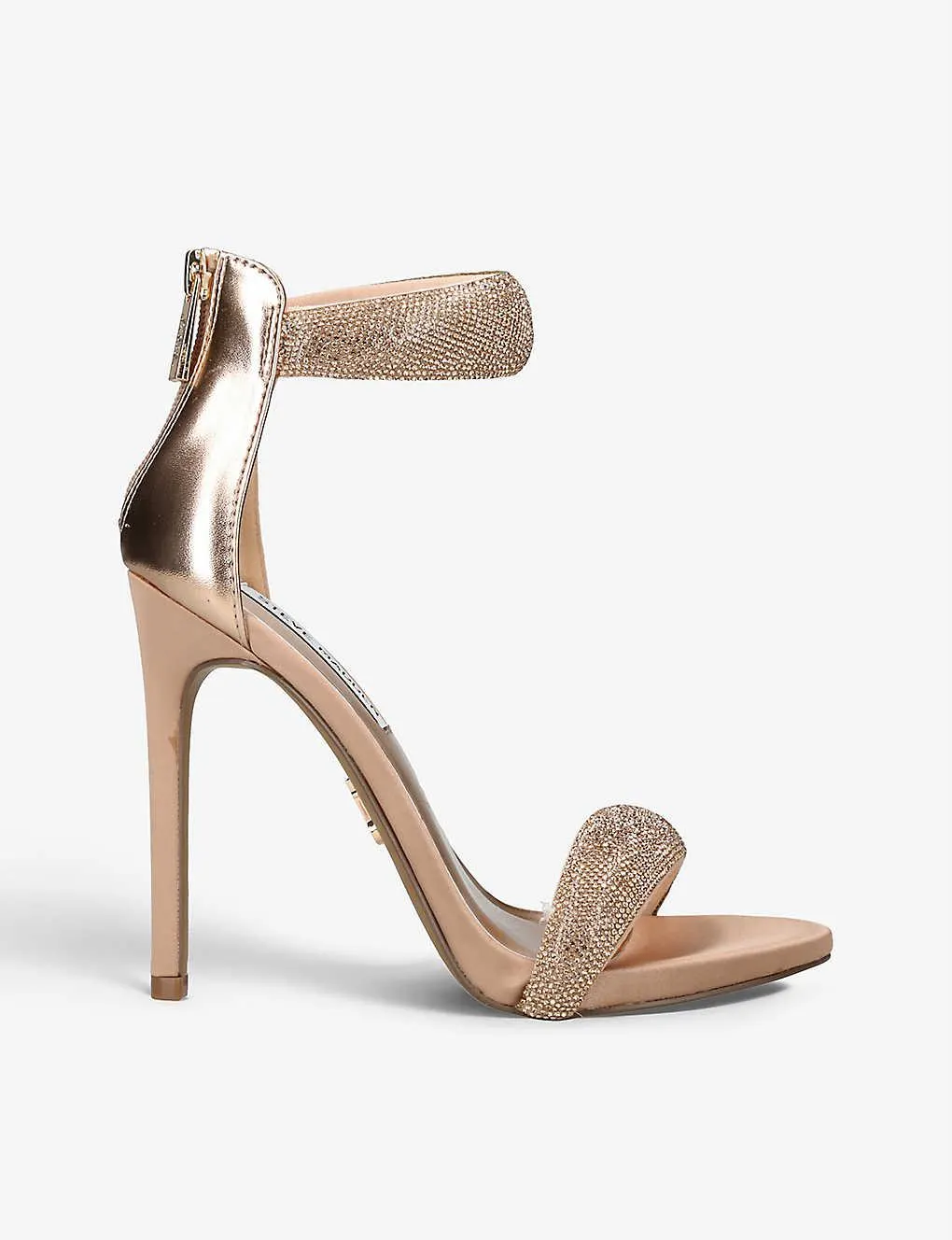 Makenna rhinestone-embellished heeled sandals