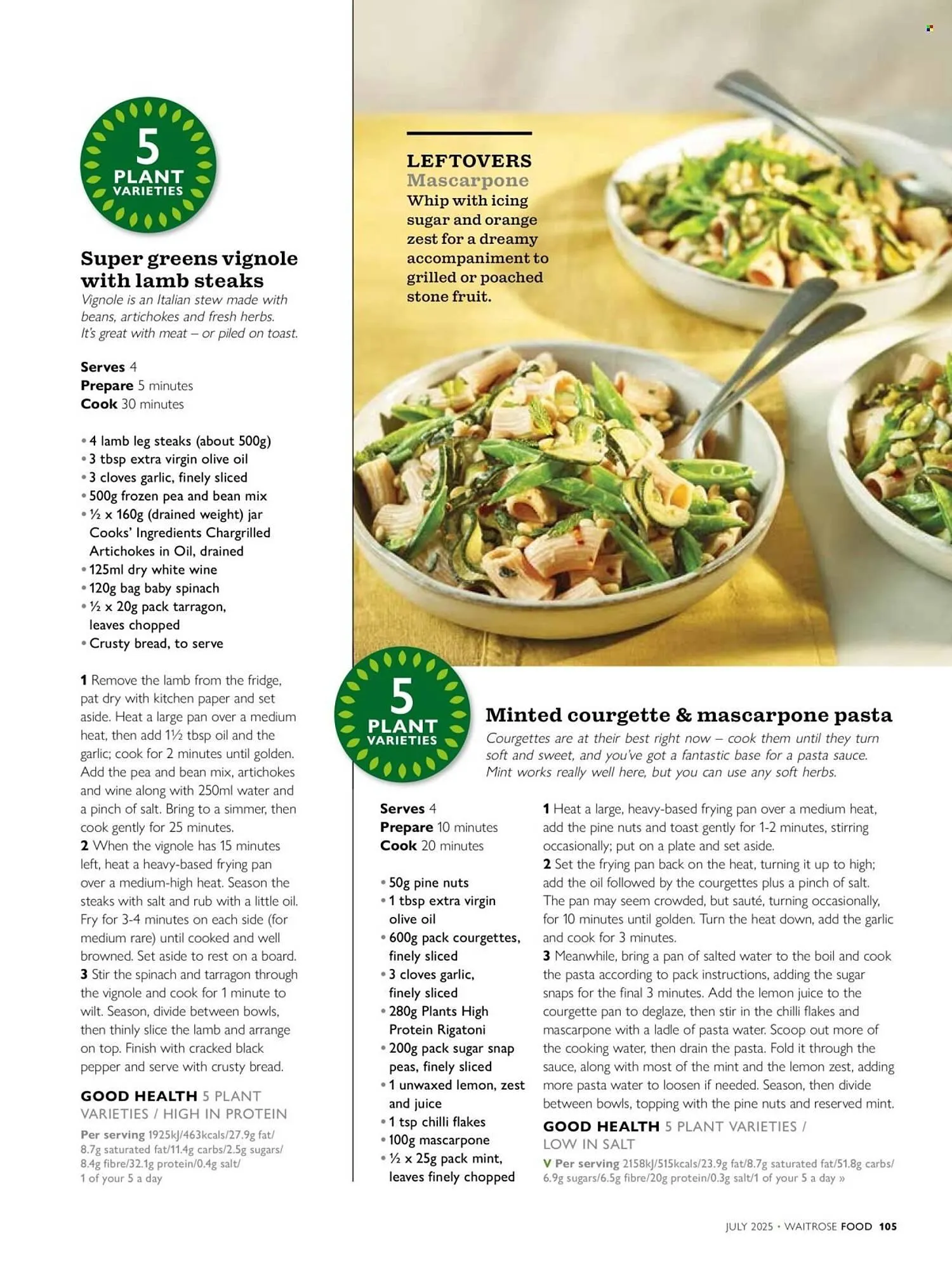 Waitrose leaflet from 1 July to 31 July 2025 - Catalogue Page 105