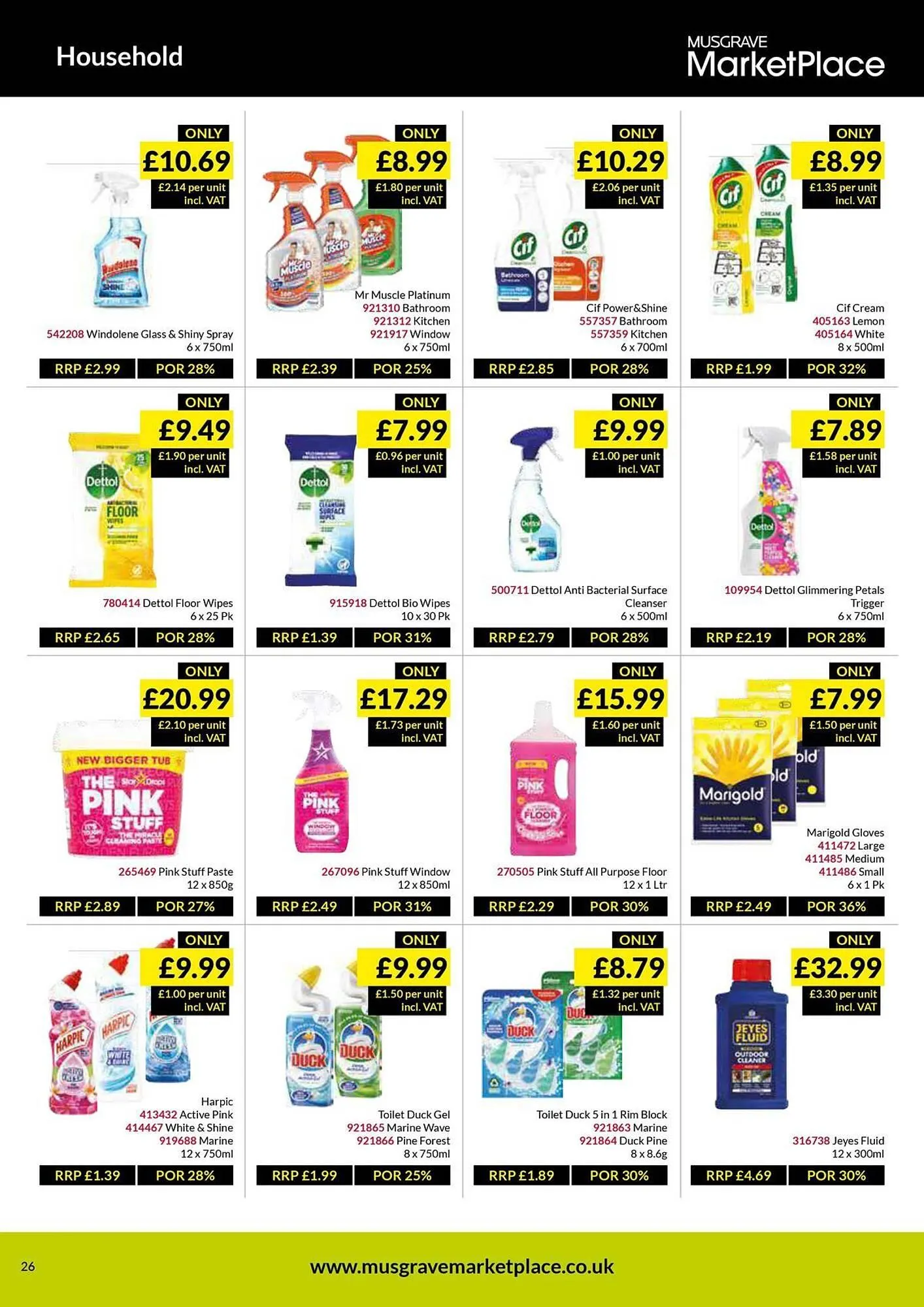 Musgrave MarketPlace leaflet from 1 April to 20 April 2025 - Catalogue Page 26
