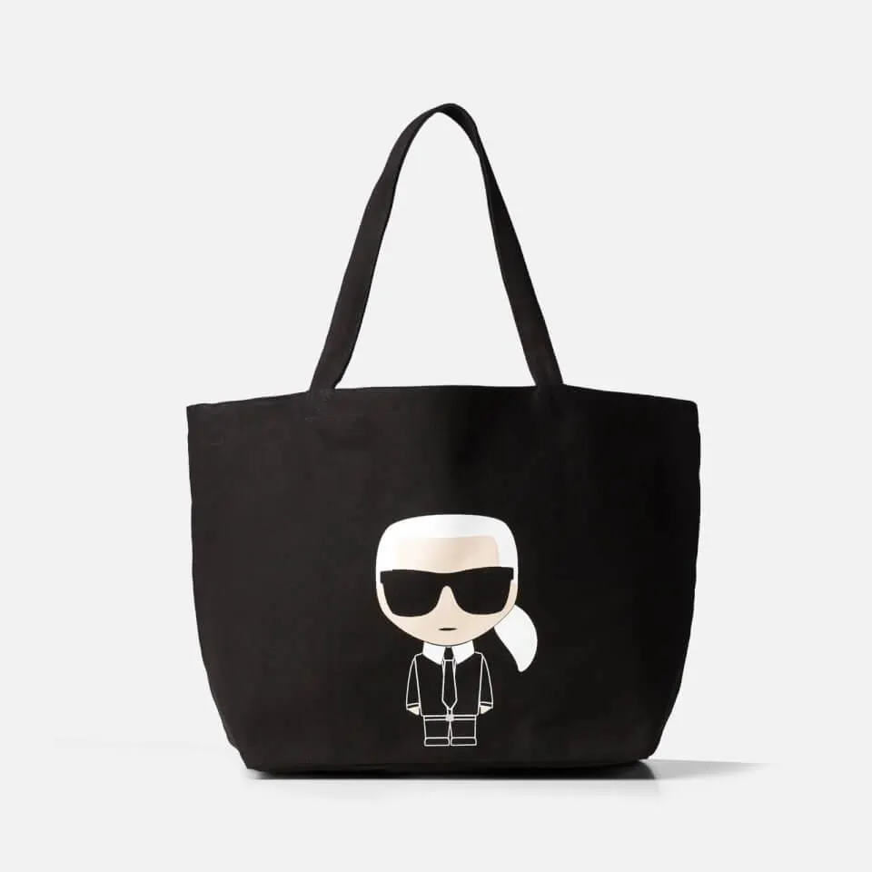 Karl Lagerfeld Women's K/Ikonik Karl Tote Bag - Black
