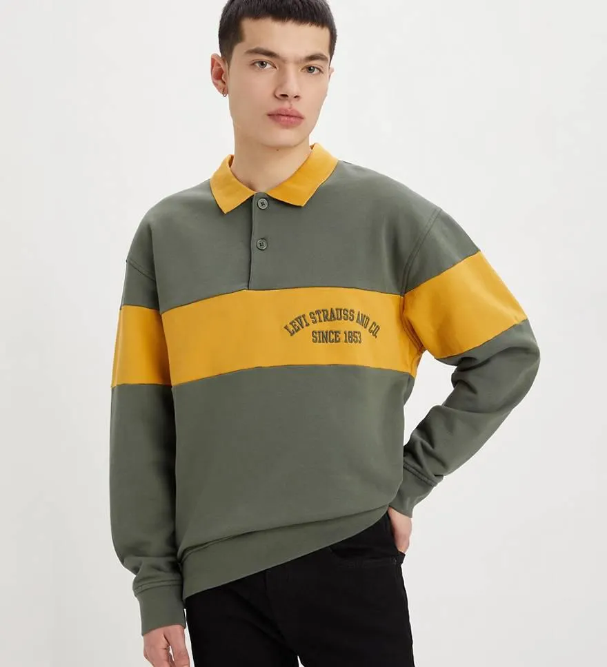 Archive Collared Crewneck Sweatshirt
