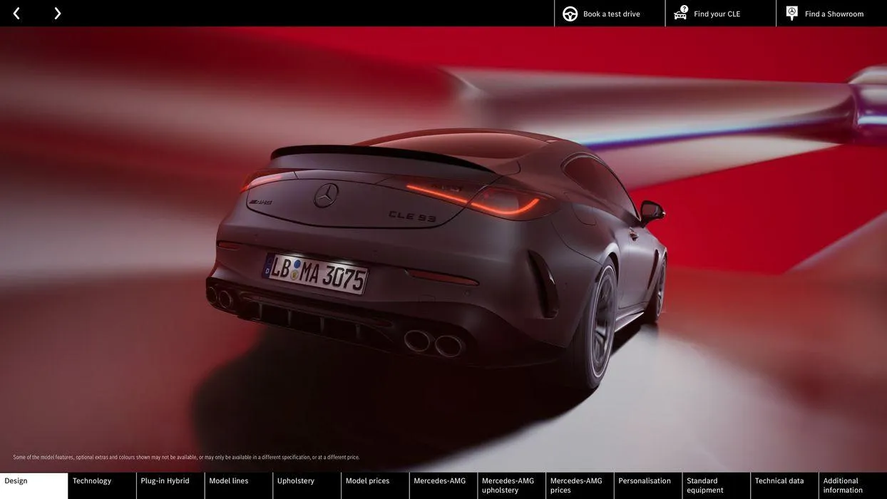 Mercedes Benz CLE Coupé from 22 August to 22 August 2025 - Catalogue Page 9