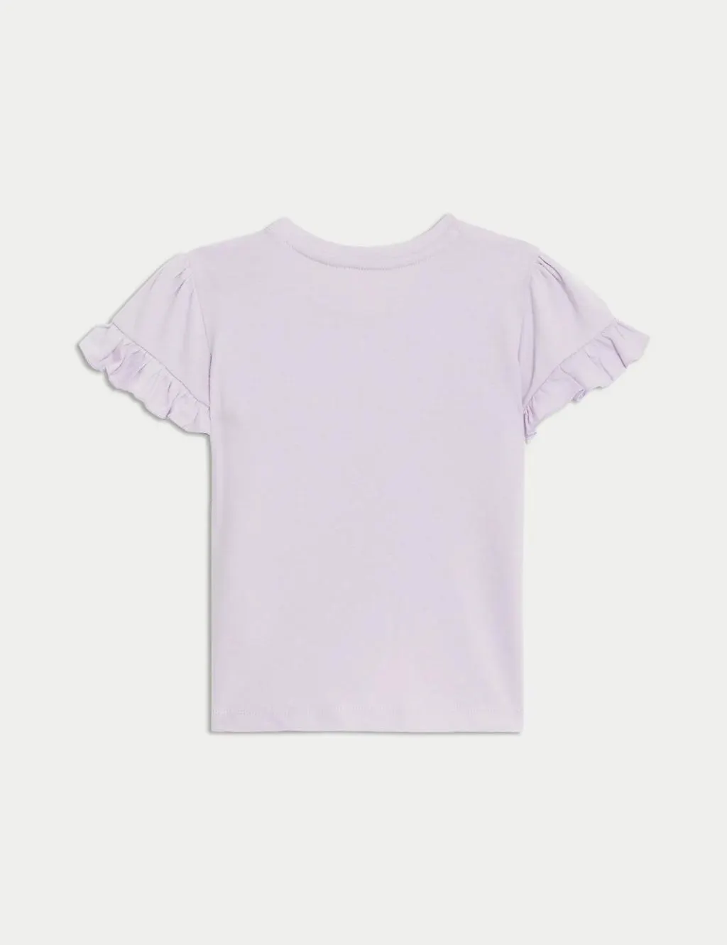 2pk Pure Cotton Frill T-Shirts (0-3 Yrs)