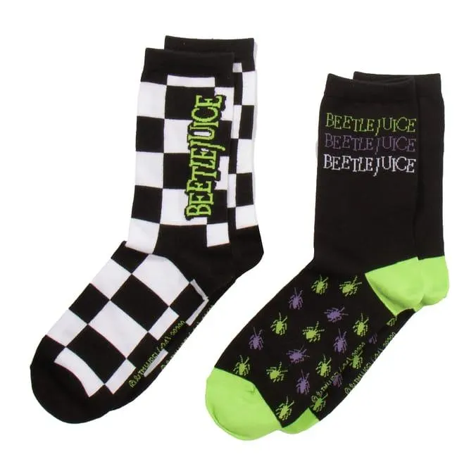 Beetlejuice Socks 2 Pack