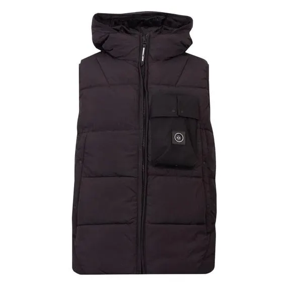 Mens Black Kymera Bubble Gilet