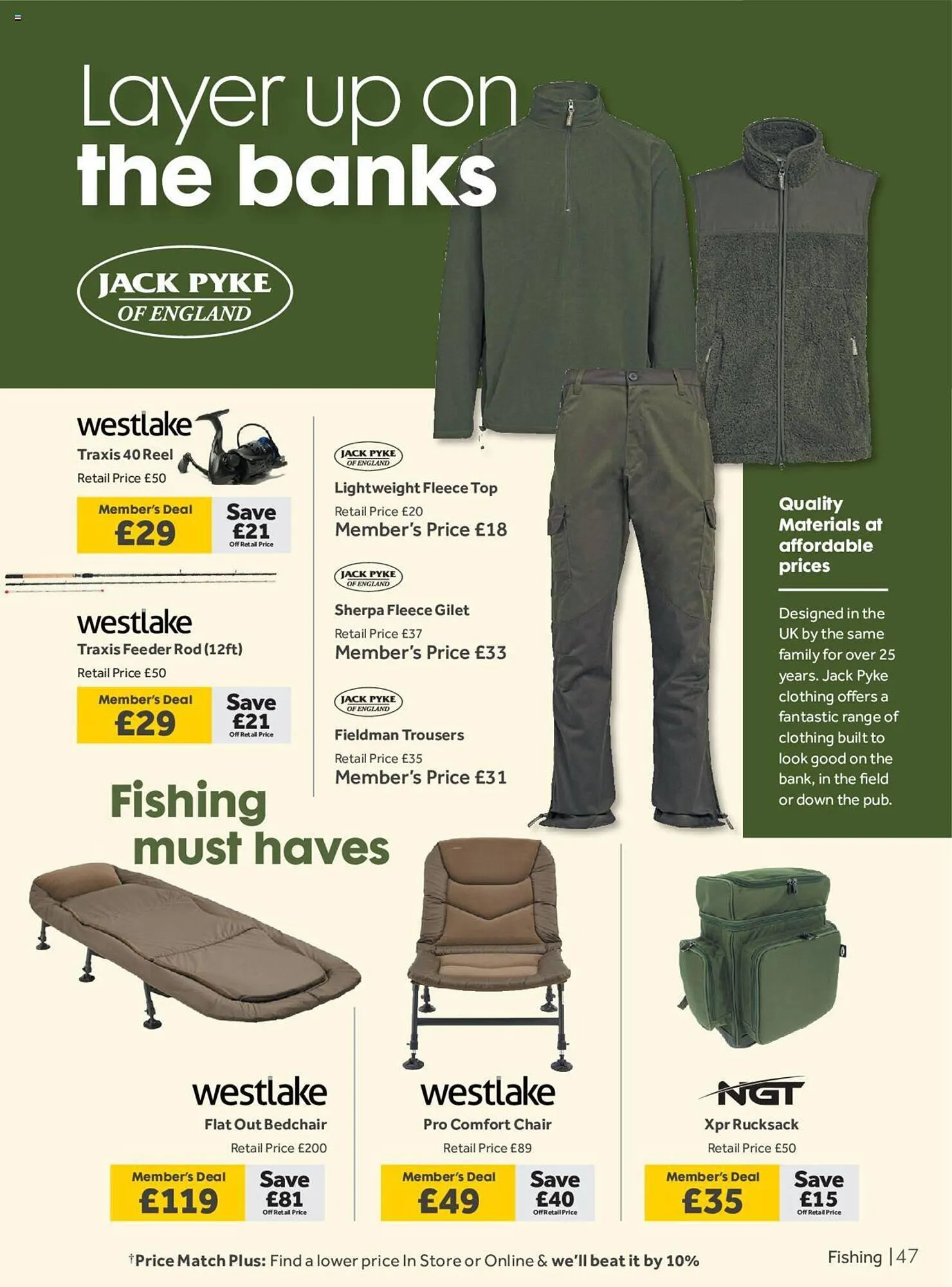 GO Outdoors leaflet from 19 March to 22 April 2024 - Catalogue Page 47