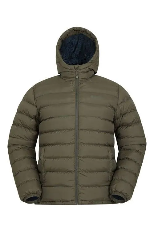 Seasons Mens Fur-Lined Padded Jacket