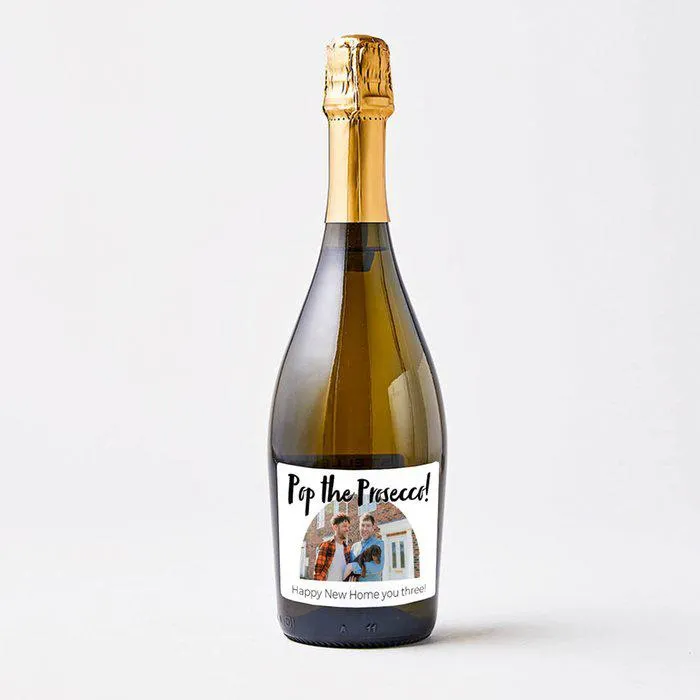 Personalised Happy New Home Prosecco 75cl