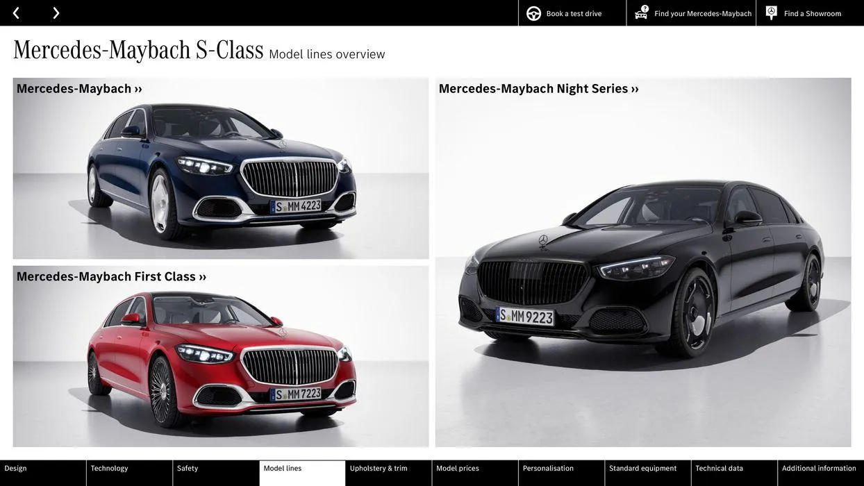 Mercedes-Maybach S-Class from 2 May to 30 November 2024 - Catalogue Page 17