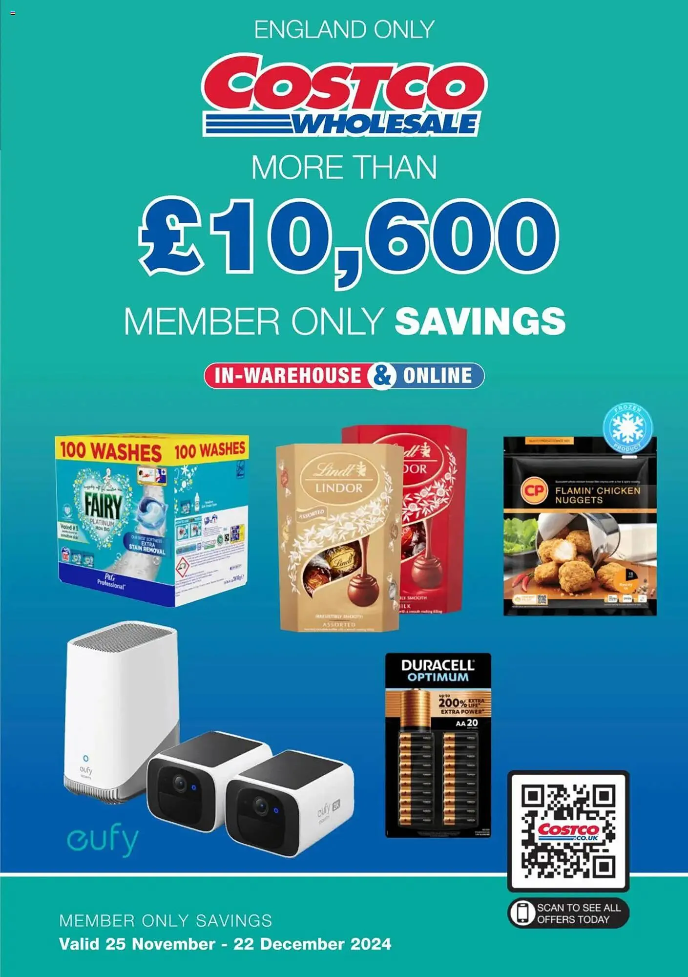 Costco leaflet from 25 November to 22 December 2024 - Catalogue Page 1