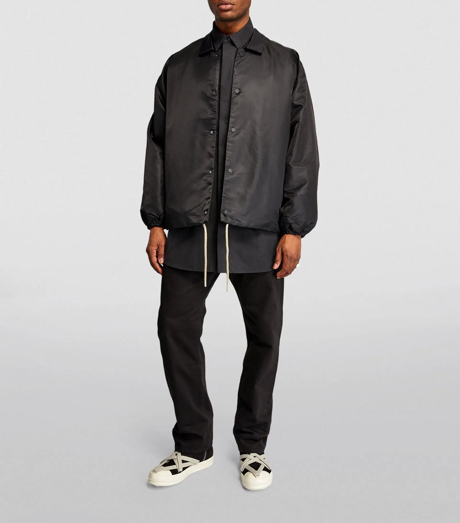 Nylon Logo Print Jacket