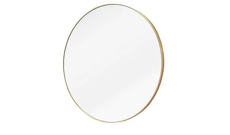 Habitat Patsy Round Wall Mirror - Gold