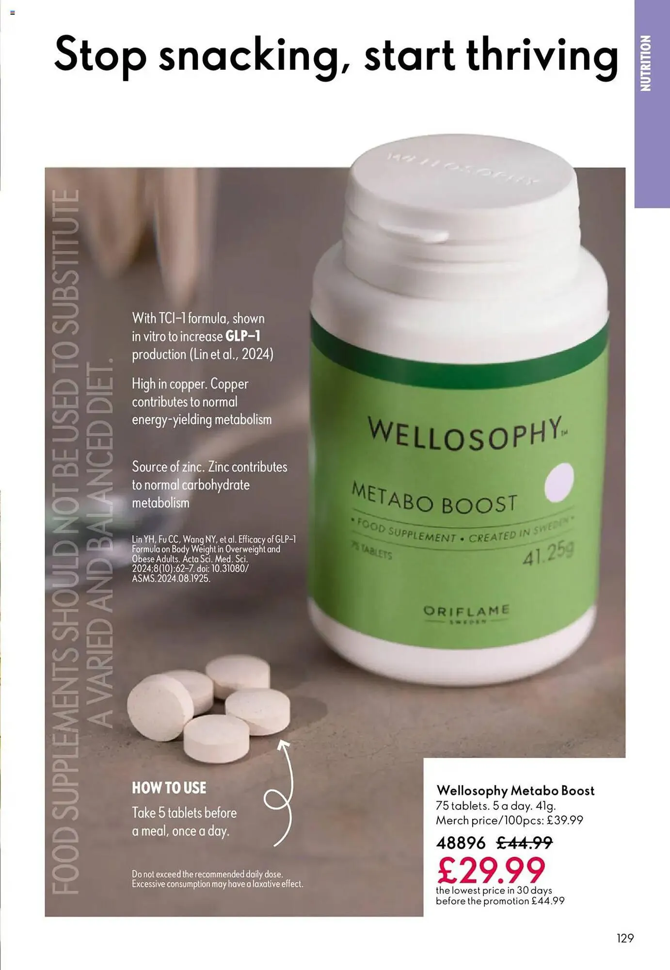 Oriflame catalogue from 12 November to 3 December 2025 - Catalogue Page 129