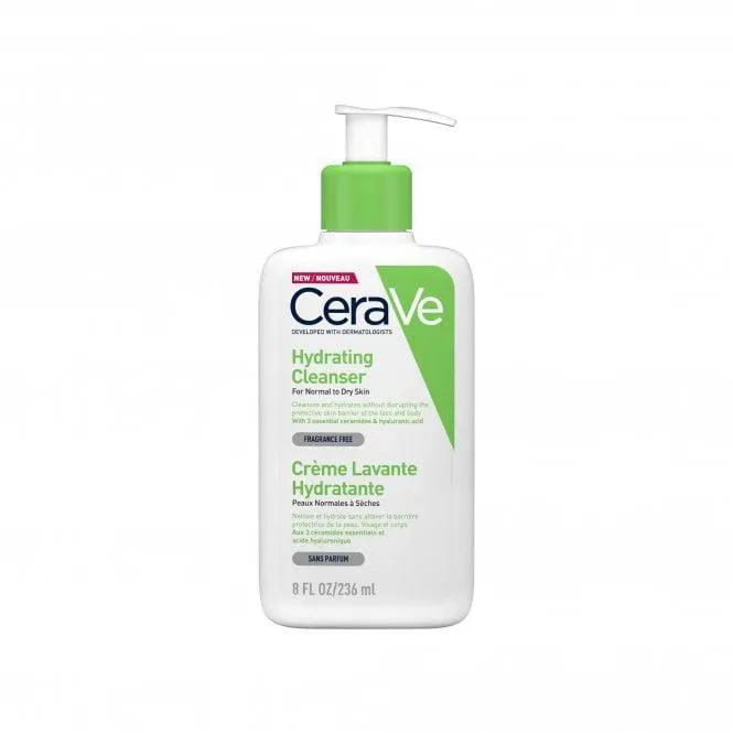 CeraVe Normal to Dry Skin Hydrating Cleanser 236ml Pump Dispenser