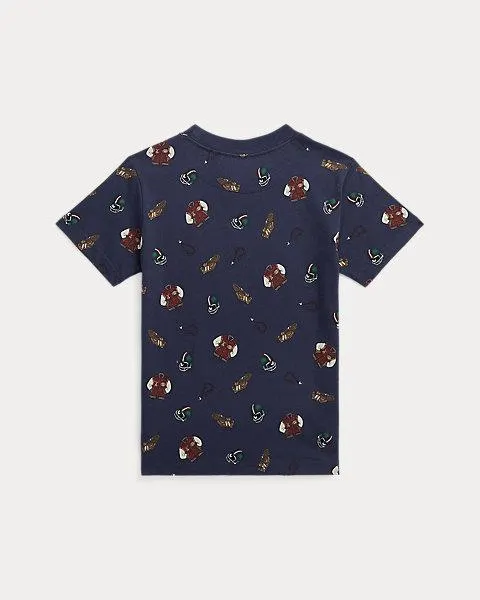 Varsity Inspired-Print Cotton Tee