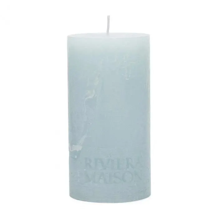 Pillar Candle, Light Blue, 7x13