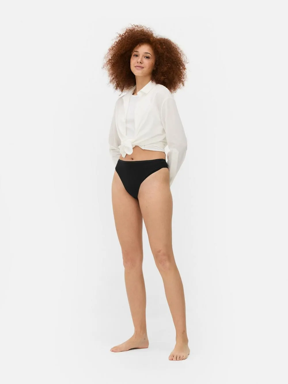 3pk Rita Ora Cotton Thongs