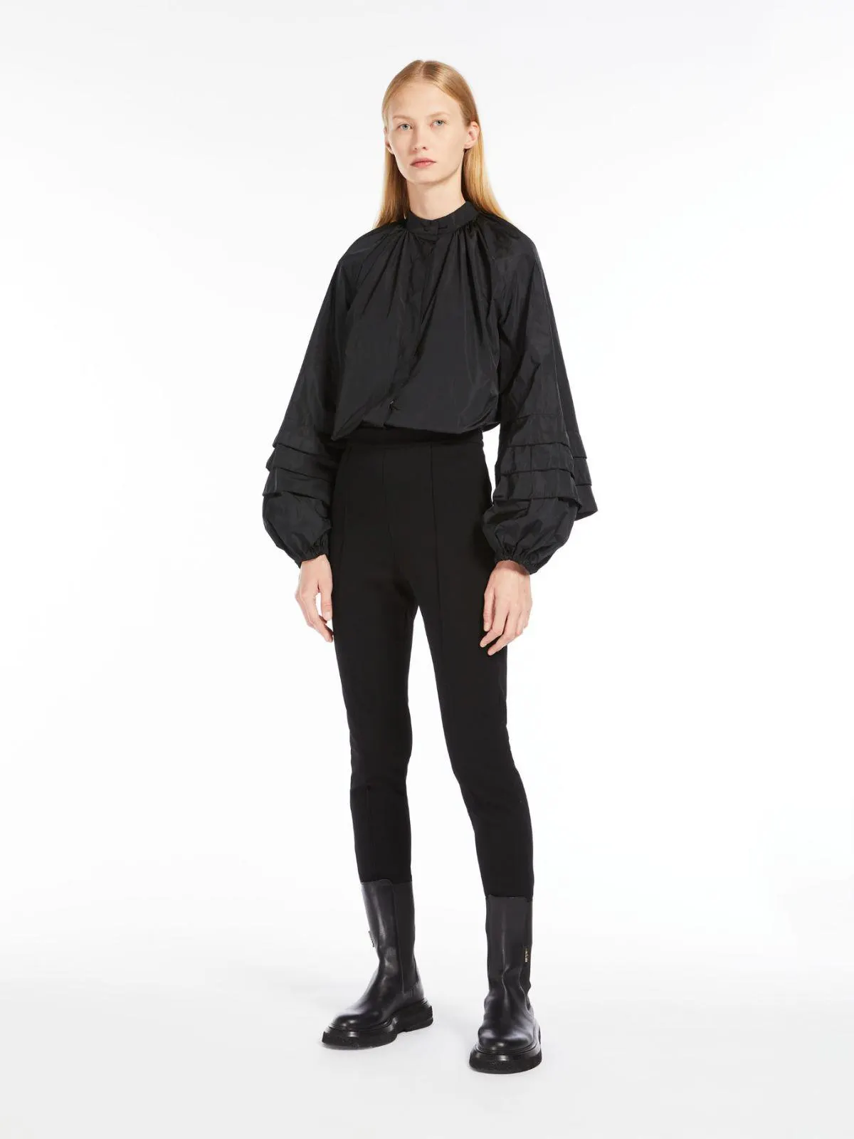 Stretch jersey leggings